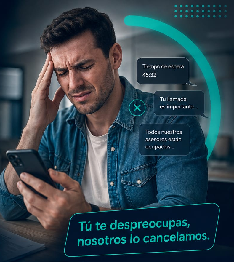 Tú te despreocupas, nosotros lo cancelamos